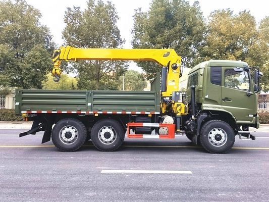China Dongfeng KR 6.3T Truck Mounted Mobile Crane voor bruggen Metro gebouwen