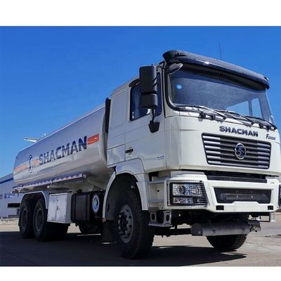 22 kubieke Shacman brandstoftankwagen Truck Oil Diesel Tank Truck 6x4 400 pk