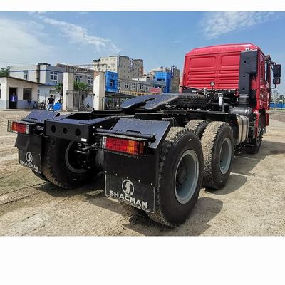 Shacman 8 wielband 400 pk 60 ton sleepwagen kop trekker aanhangwagen rechter stuur