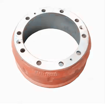 Steel Shacman Truck Spare Parts Front Brake Hub Break Drum 199112440003/19911240001
