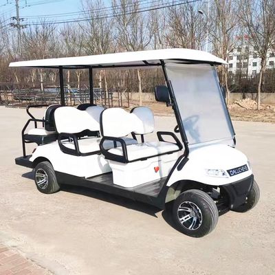 Linksgestuurde elektrische golfwagon met lithiumbatterie 2-10 zitplaatsen