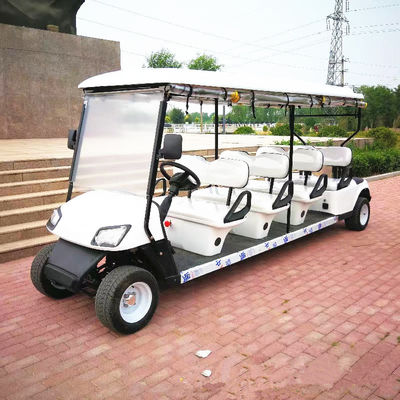 Linksgestuurde elektrische golfwagon met lithiumbatterie 2-10 zitplaatsen