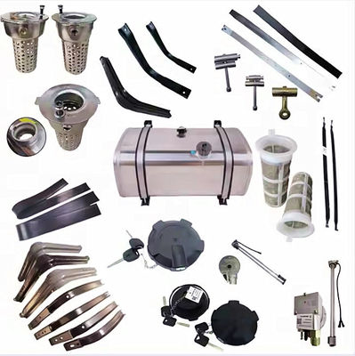 Shacman Truck Parts Aluminium alloy Fuel Tank Assembly DZ91259550600/DZ9114552790 met 400L/600L voor Delong Truck vervanging